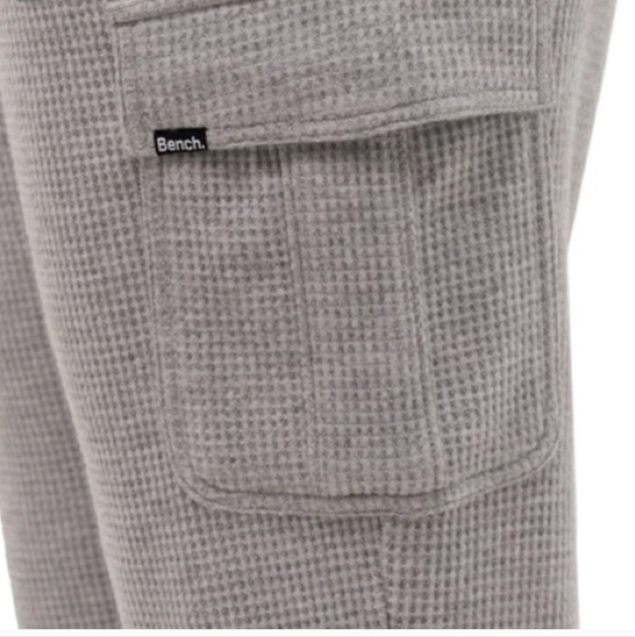 New! Bench Waffle Cargo Lounge Pants 2 Pack Women's Small Grey Black Casual - Picture 7 of 13